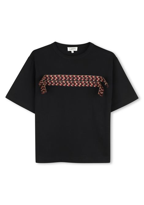 T-shirt con applicazione LANVIN KIDS | N3048009B
